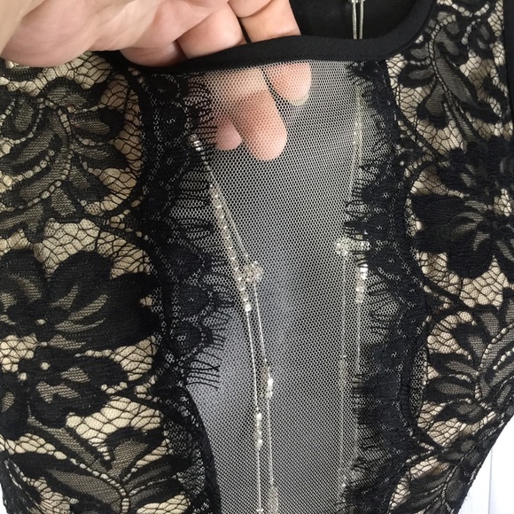 3/$20 Pompous Girl | Lace Romper with mesh - Picture 6 of 9